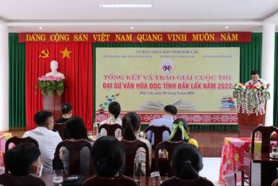 Tổng kết và Trao giải Đại sứ Văn hóa đọc tỉnh Đắk Lắk năm 2022