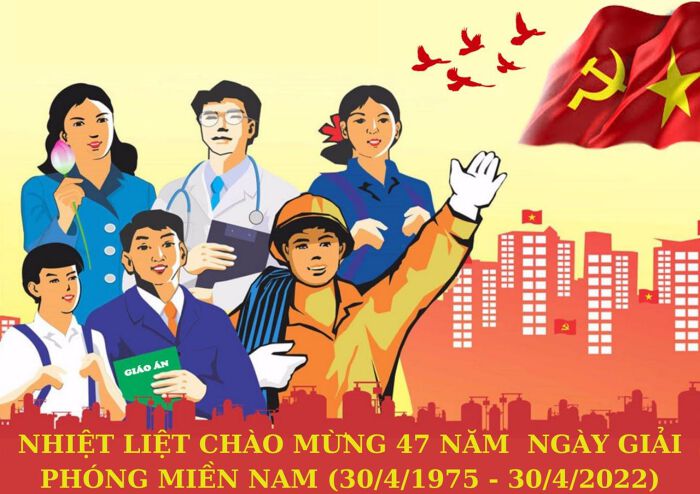 Hoạt động của Liên đội chào mừng 47 năm ngày giải phóng miền Nam thống nhất đất nước (30/4/1975 – 30/4/2022)